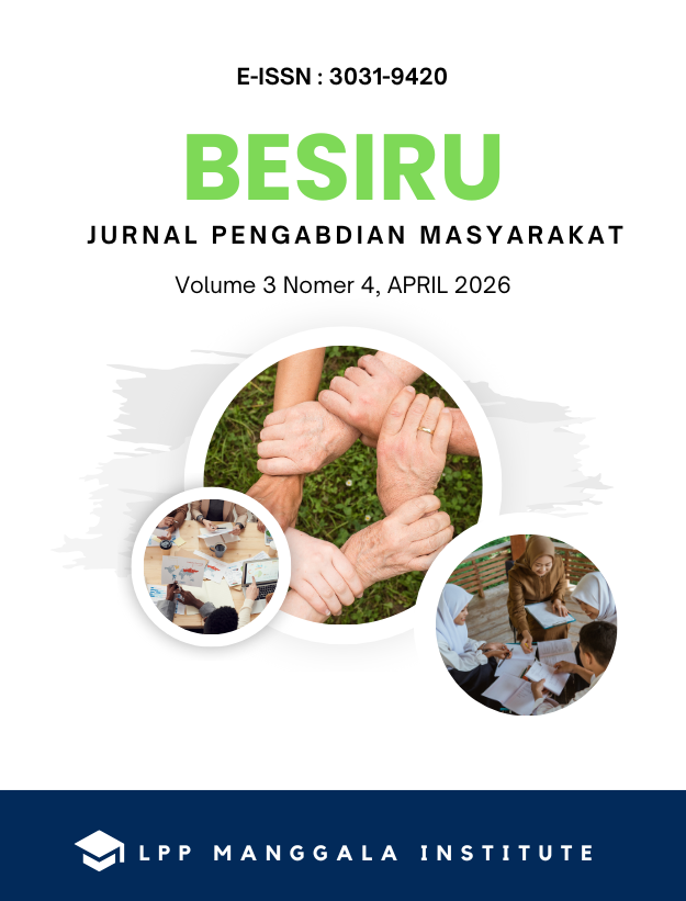 					View Vol. 3 No. 4 (2026): BESIRU : Jurnal Pengabdian Masyarakat, April 2026
				